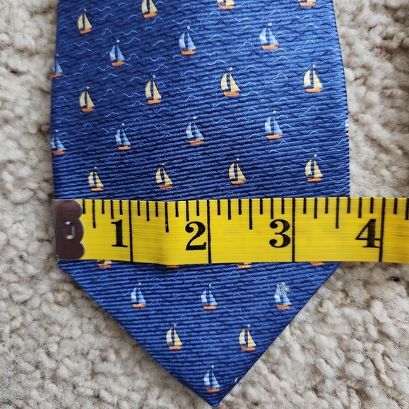Tommy Hilfiger Mens Dress Tie Bundle Sail Boat Pineapple Palm Beach 100% Silk - Picture 6 of 7